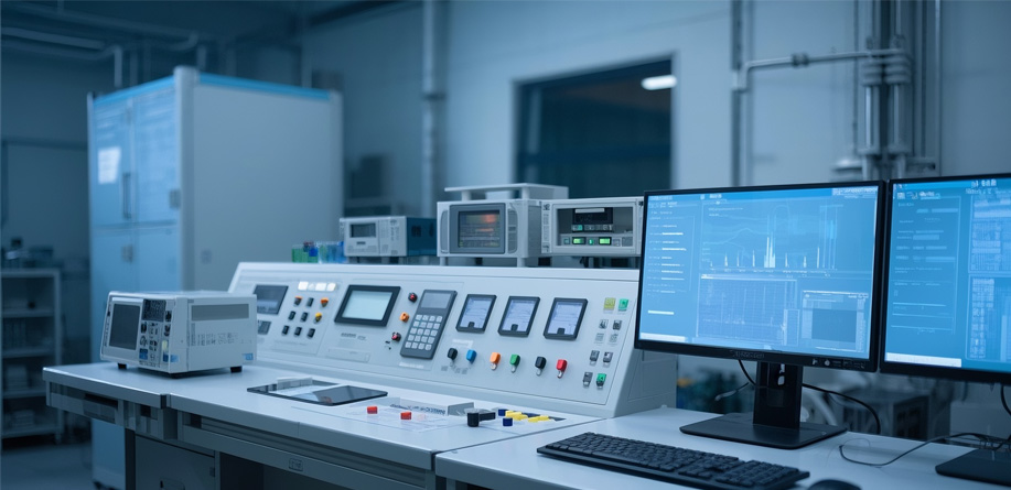 寬頻測量子站係統