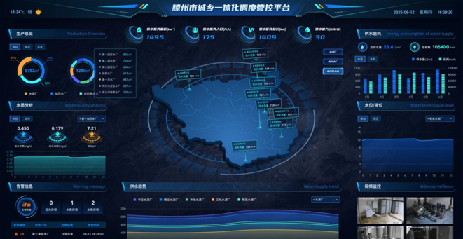 城鄉一體化供水調度管理平台